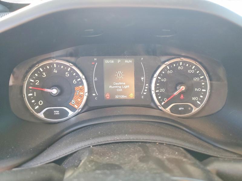 2020 Jeep VIN ZACNJABB7LPL82790 COPART salvage auction — FRONT END, Tx - Salvage Vehicle Title, sold $4,150 on 2026-08-07 (photo 9)