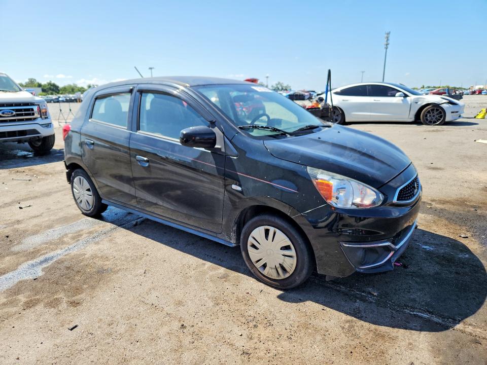 2019 Mitsubishi Mirage VIN ML32A3HJ6KH016361 COPART salvage auction — REAR END, FL, sold $2,200 on 2026-07-15 (photo 4)