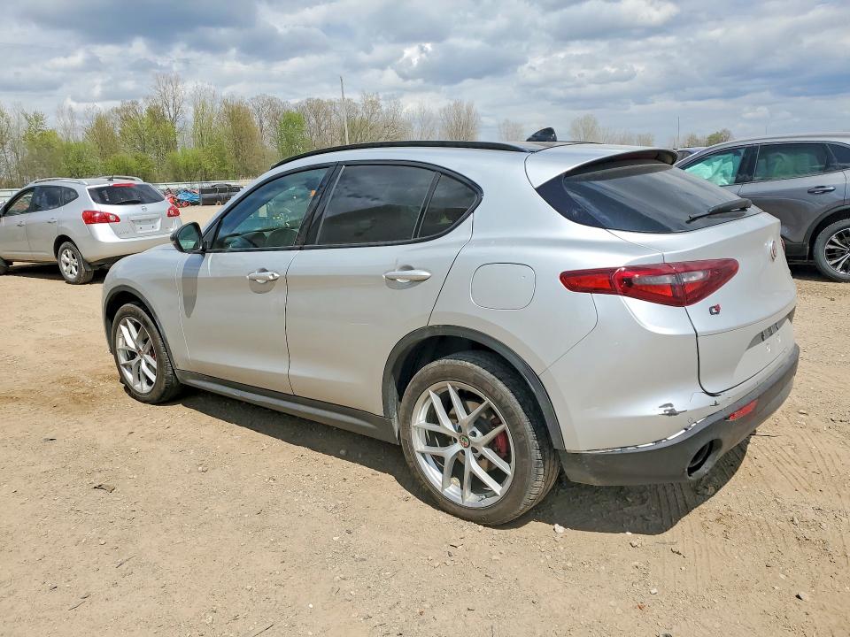 2019 Alfa romeo Stelvio VIN ZASPAKAN2K7C32151 COPART salvage auction — FRONT END, MI - CERTIFICATE OF TITLE, sold $4,250 on 2026-07-22 (photo 2)