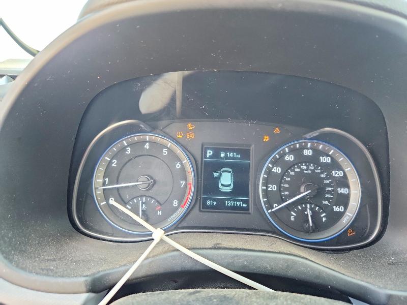 2021 Hyundai Kona VIN KM8K1CAA7MU661615 COPART salvage auction — FRONT END, Nc - Salvage Certificate Of Title, sold $2,750 on 2026-07-13 (photo 9)