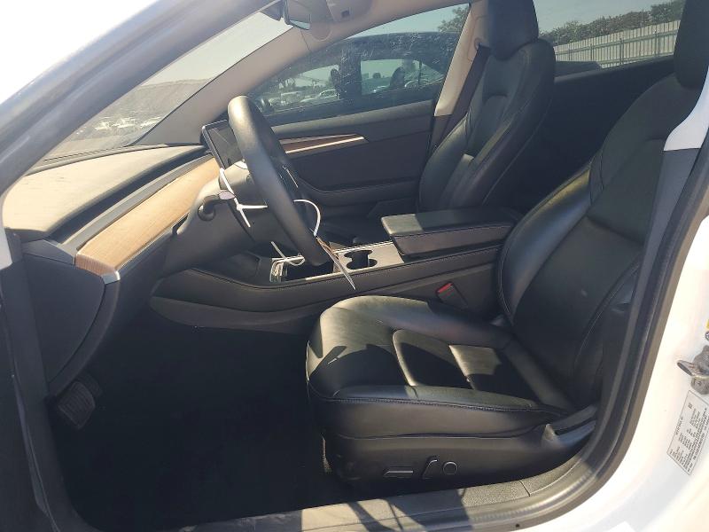 2021 Tesla VIN 5YJ3E1EB7MF077924 COPART salvage auction — FRONT END, Ca - Salvage Certificate, sold $7,600 on 2026-07-07 (photo 7)
