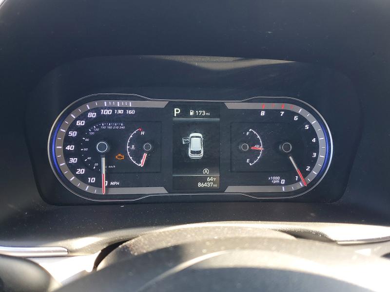 2022 Hyundai Tucson VIN KM8JBCAE7NU032594 COPART salvage auction — REAR END, Co - Salvage Title, sold $5,000 on 2026-07-27 (photo 9)