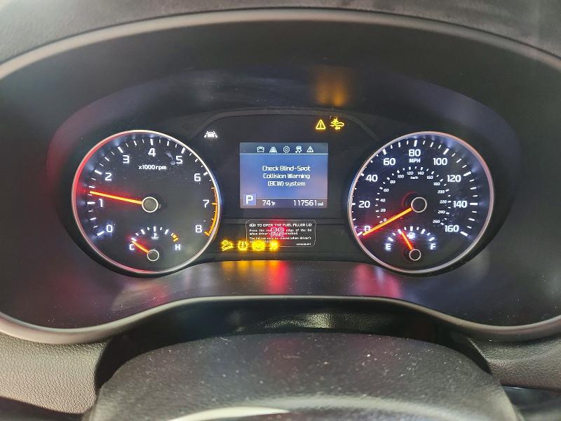 2020 Kia Sportage VIN KNDPN3AC4L7733691 COPART salvage auction — FRONT END, Tx - Salvage Vehicle Title, sold $3,700 on 2026-07-20 (photo 9)