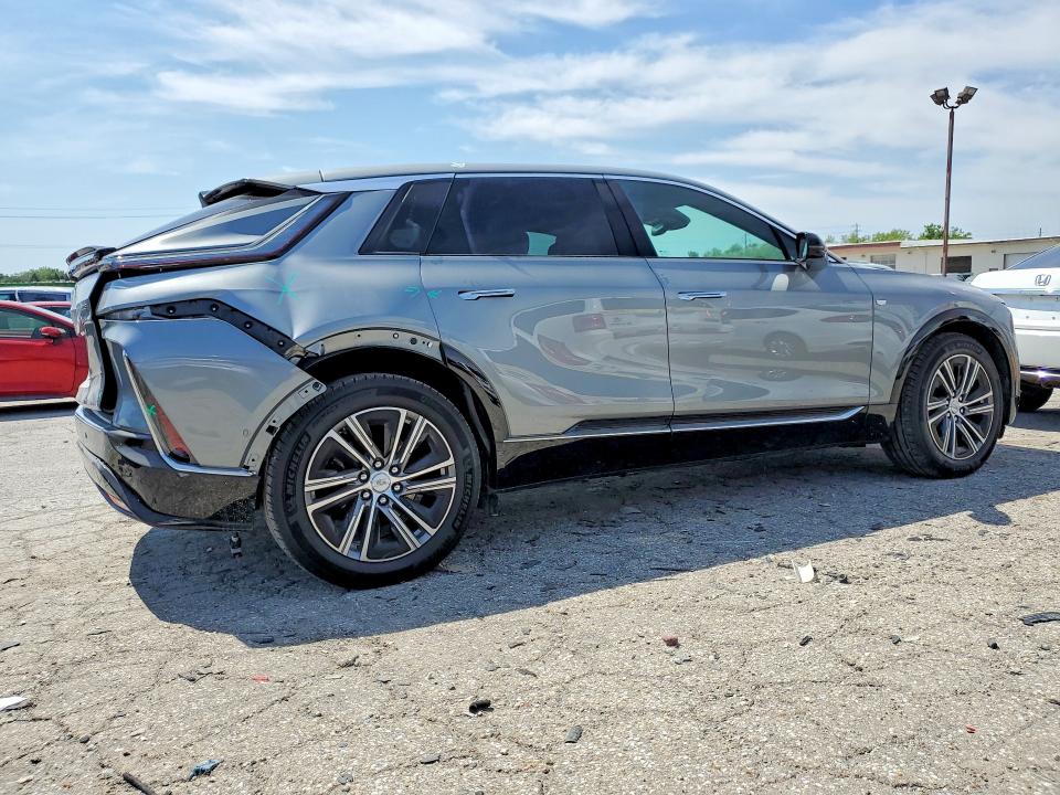 2025 Cadillac Lyriq VIN 1GYKPNRK7SZ317370 COPART salvage auction — REAR END, In - Cert Of Title-Salvage Title, sold $31,500 on 2026-07-24 (photo 3)