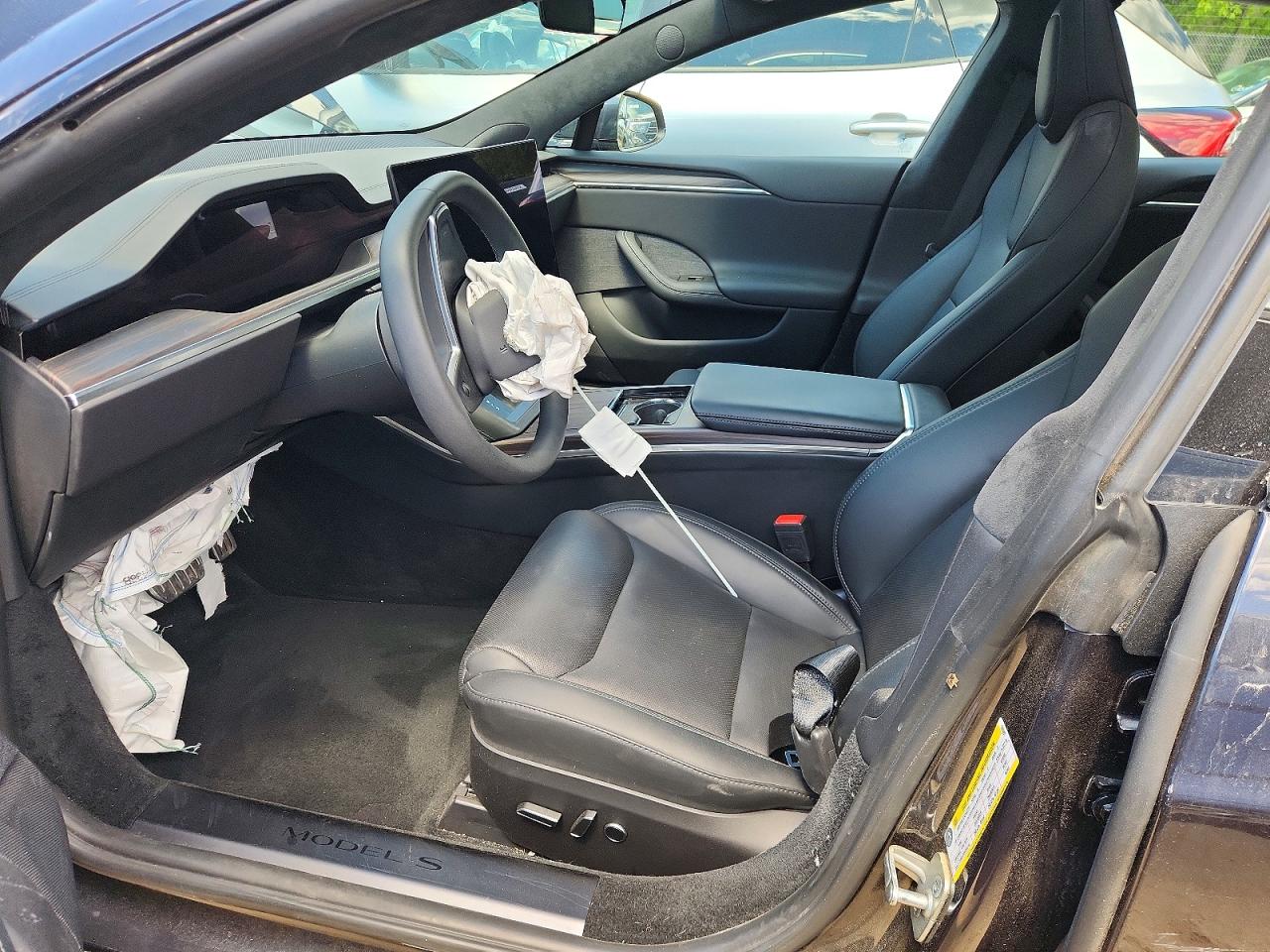 2024 Tesla Model S VIN 5YJSA1E57RF539889 COPART salvage auction — Front End, DE - SALVAGE CERTIFICATE, sold $20,200 on 2026-06-30 (photo 7)