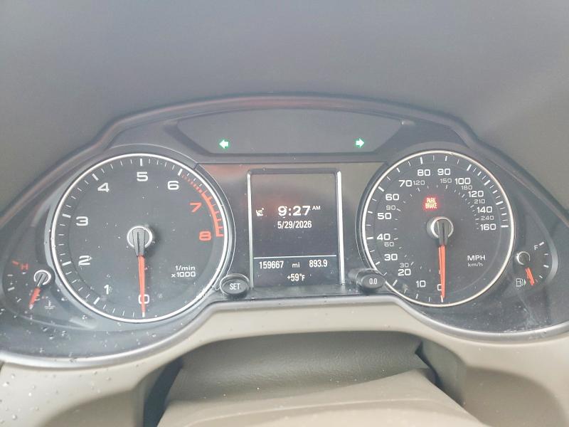 2014 Audi Q5 VIN WA1LFAFPXEA107199 COPART salvage auction — MINOR DENT/SCRATCHES, Or - Certificate Of Title, sold $1,700 on 2026-07-08 (photo 9)