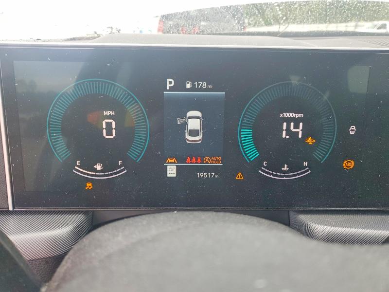 2025 Hyundai Sonata VIN KMHL24JA0SA498845 COPART salvage auction — FRONT END, Sc - Cert Of Title-Salvage, sold $9,100 on 2026-07-06 (photo 9)
