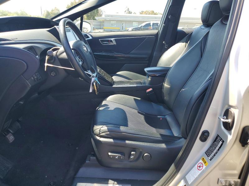 2017 Toyota Mirai VIN JTDBVRBD4HA003696 COPART salvage auction — VANDALISM, Ca - Salvage Certificate, sold $675 on 2026-07-13 (photo 7)