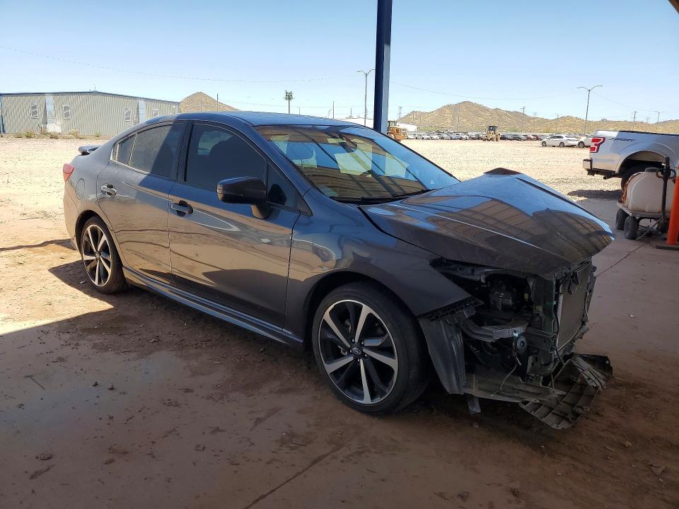 2022 Subaru Impreza VIN 4S3GKAM63N3609649 COPART salvage auction — FRONT END, Az - Cert Of Title - Salvage, sold $5,400 on 2026-07-09 (photo 4)
