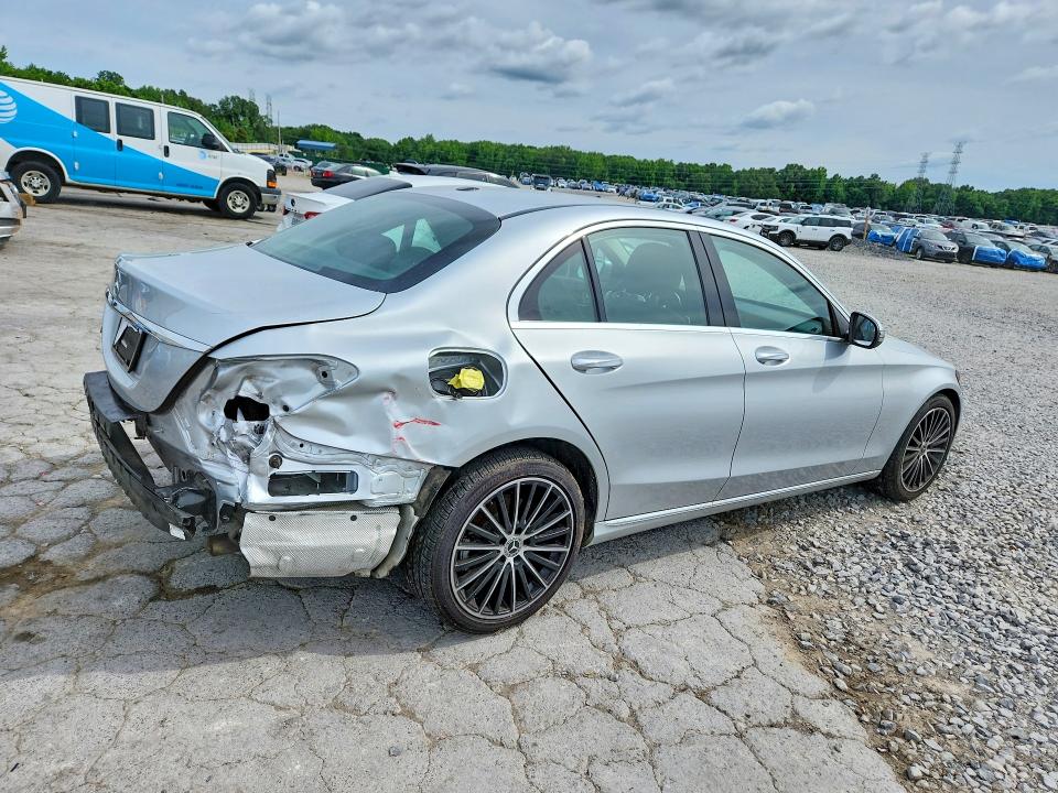 2021 Mercedes-benz C class VIN W1KWF8DBXMR621627 COPART salvage auction — REAR END, Tn - Salvage Certificate, sold $9,900 on 2026-07-07 (photo 3)