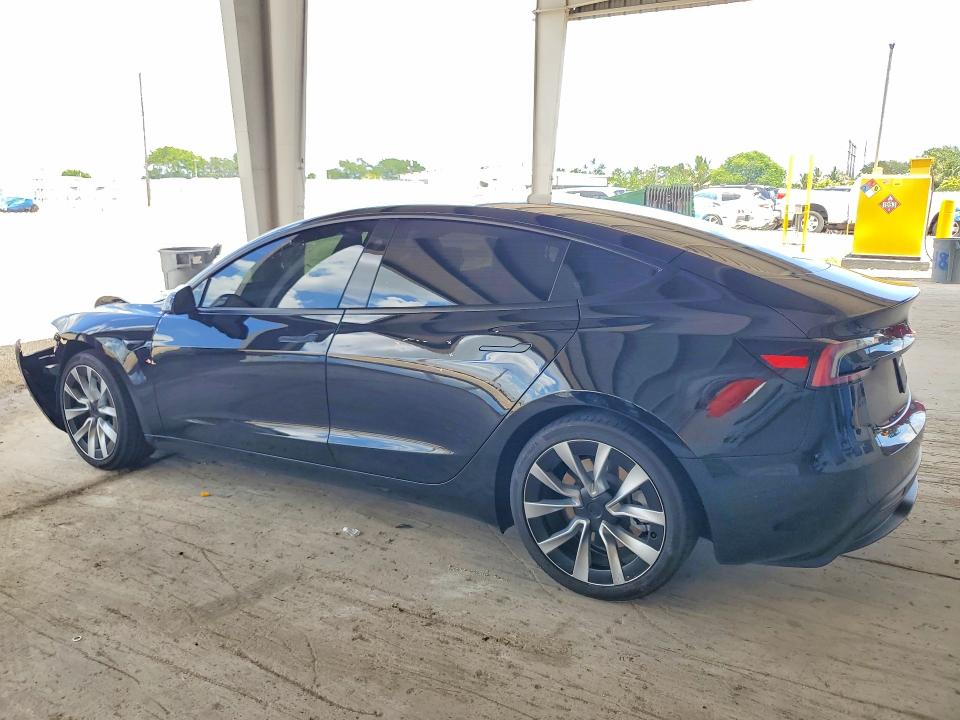 2024 Tesla Model 3 VIN 5YJ3E1EA7RF733571 COPART salvage auction — FRONT END, Fl - Cert Of Title Slvg Rebuildable, sold $13,400 on 2026-07-08 (photo 2)