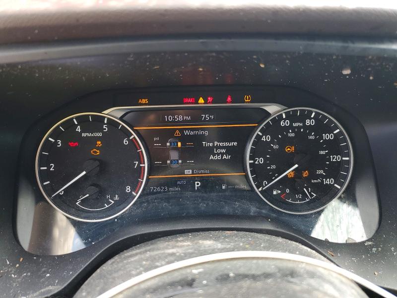 2021 Nissan Rogue VIN JN8AT3CB5MW242588 COPART salvage auction — ROLLOVER, Pa - Certificate Of Salvage, sold $1,650 on 2026-07-16 (photo 9)