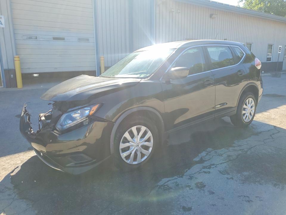 2016 Nissan Rogue VIN KNMAT2MV6GP711104 COPART salvage auction — FRONT END, Pa - Certificate Of Salvage, sold $575 on 2026-07-13 (photo 1)