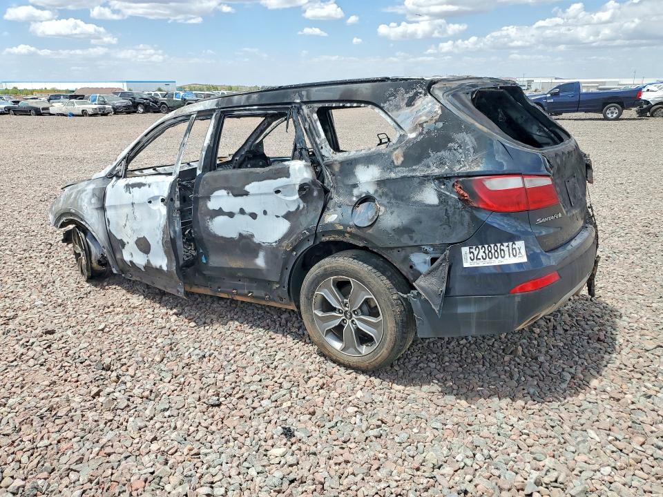 2015 Hyundai Santa fe VIN KM8SMDHF0FU090079 COPART salvage auction — BURN, Az - Cert Of Title - Salvage, sold $175 on 2026-07-28 (photo 2)