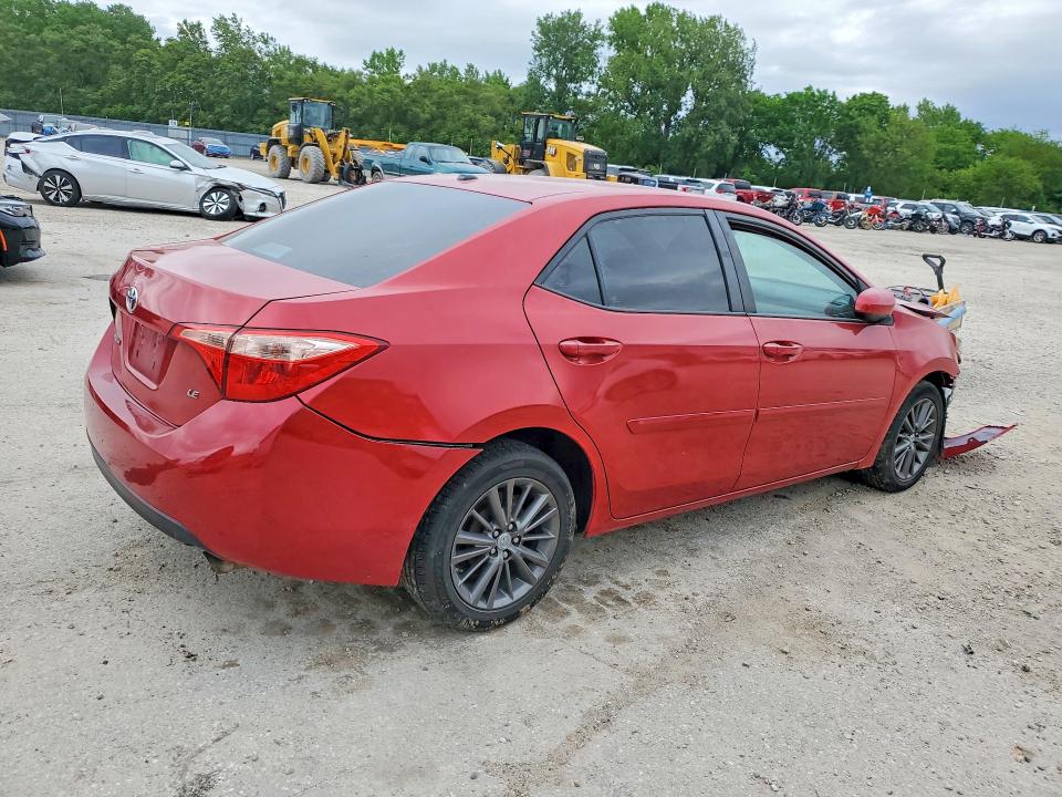 2017 Toyota VIN 5YFBURHE9HP705382 COPART salvage auction — FRONT END, Ia - Cert Of Title-Salvage Title, sold $3,200 on 2026-07-17 (photo 3)