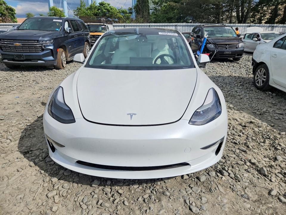 2021 Tesla Model 3 VIN 5YJ3E1EA3MF920492 COPART salvage auction — SIDE, Nj - Cert Of Title-Salvage, sold $8,400 on 2026-07-20 (photo 5)