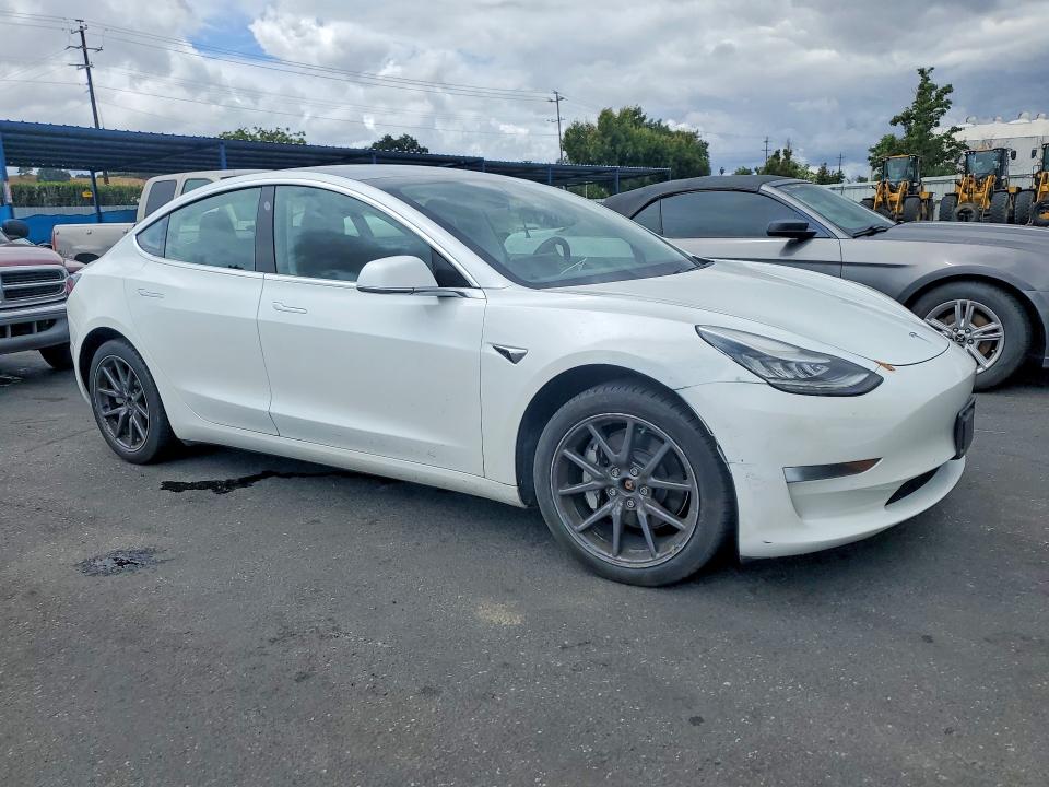 2020 Tesla Model 3 VIN 5YJ3E1EB9LF650112 COPART salvage auction — SIDE, Ca - Salvage Certificate, sold $9,600 on 2026-07-07 (photo 4)