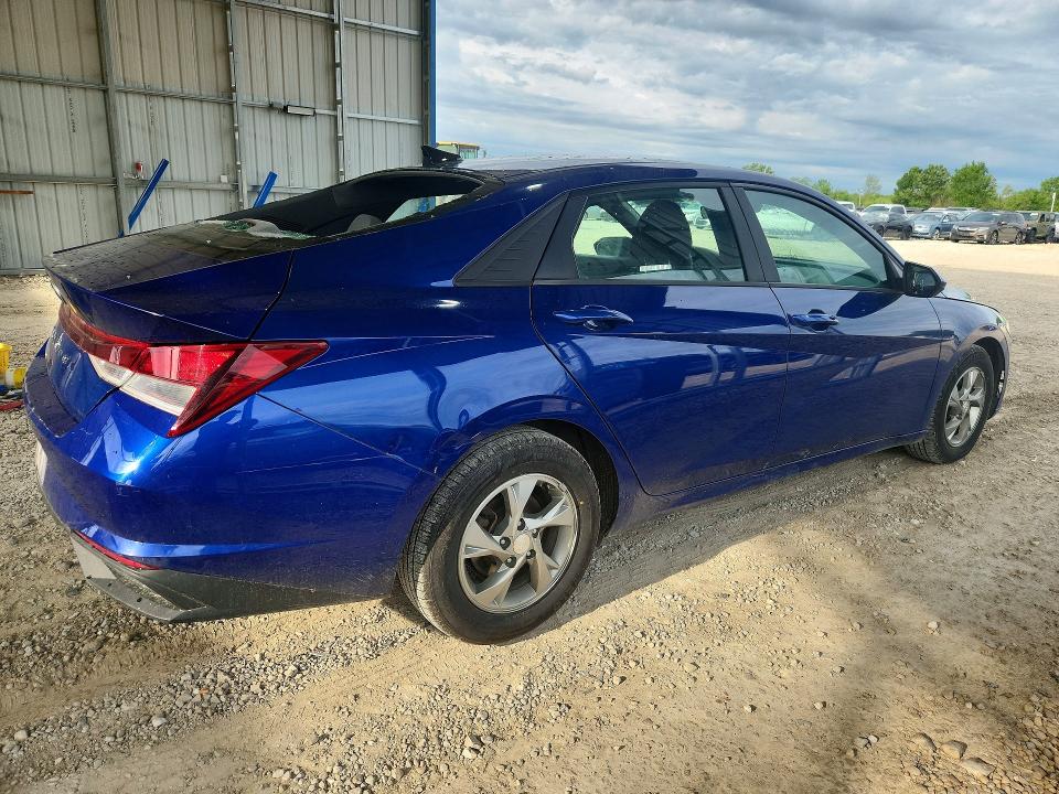 2023 Hyundai Elantra VIN 5NPLL4AG3PH094606 COPART salvage auction — HAIL, MO - SALVAGE CERTIFICATE OF TITLE, sold $3,400 on 2026-07-06 (photo 3)