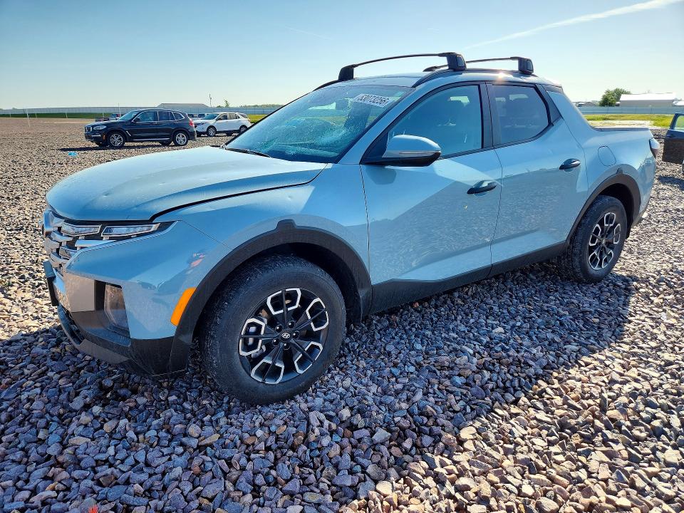 2024 Hyundai Santa cruz VIN 5NTJCDAE2RH097412 COPART salvage auction — HAIL, Mo - Salvage Certificate Of Title, sold $11,800 on 2026-07-06 (photo 1)