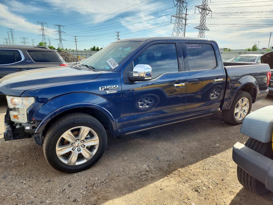 2015 Ford F-150 VIN 1FTEW1CF8FFA79028 COPART salvage auction — FRONT END, Il - Salvage Certificate, sold $6,800 on 2026-07-02 (photo 1)
