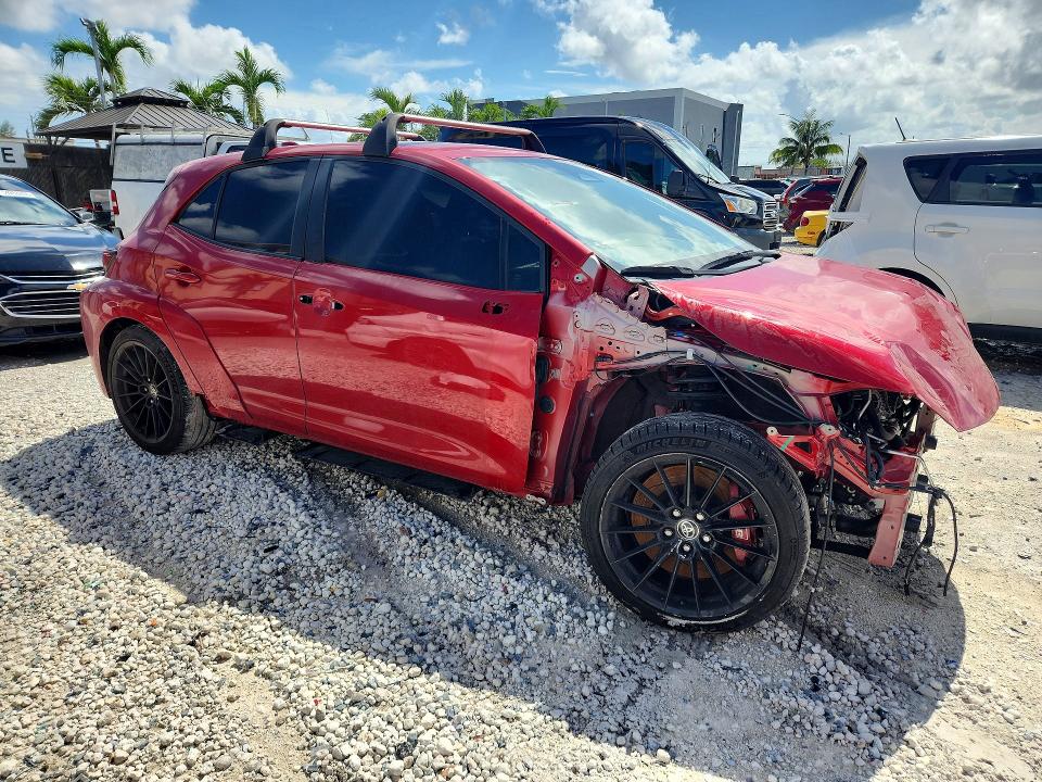 2024 Toyota Corolla VIN JTNABAAE9RA013198 COPART salvage auction — FRONT END, Ca - Salvage Certificate, sold $5,300 on 2026-07-02 (photo 4)