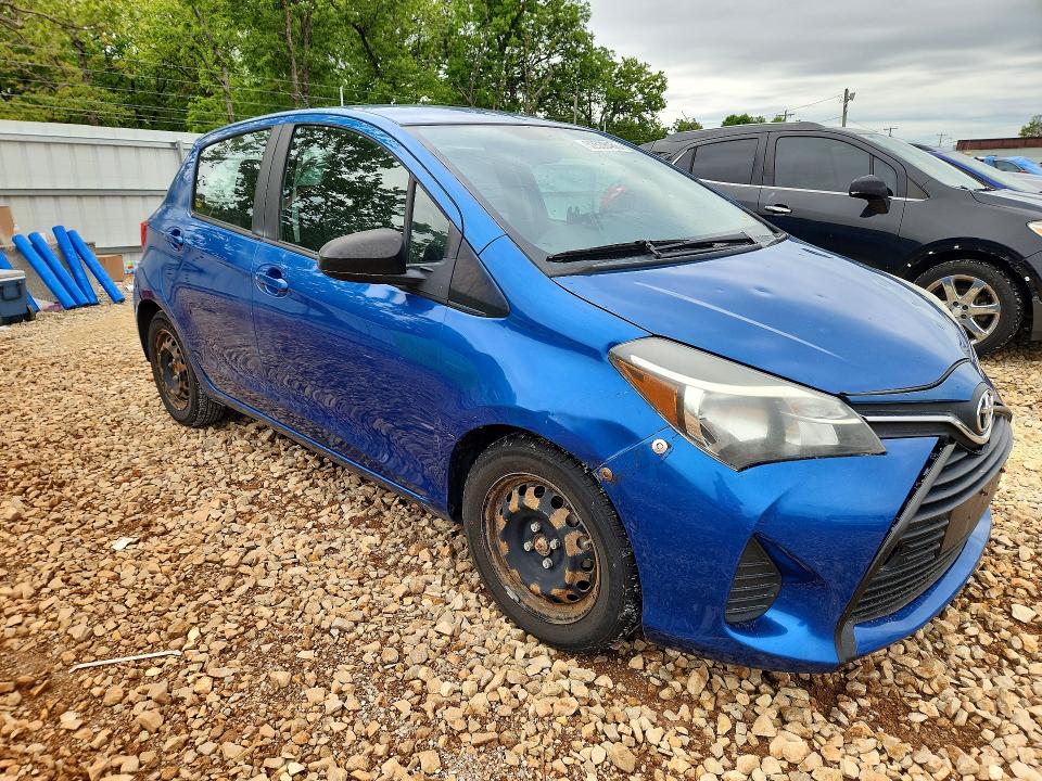 2015 Toyota Yaris VIN VNKKTUD30FA035482 COPART salvage auction — HAIL, Mo - Salvage Certificate Of Title, sold $1,800 on 2026-07-28 (photo 4)