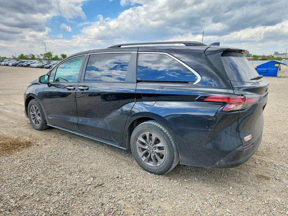 2021 Toyota VIN 5TDJRKEC4MS067504 COPART salvage auction — HAIL, Ia - Cert Of Title-Salvage Title, sold $13,300 on 2026-07-15 (photo 2)