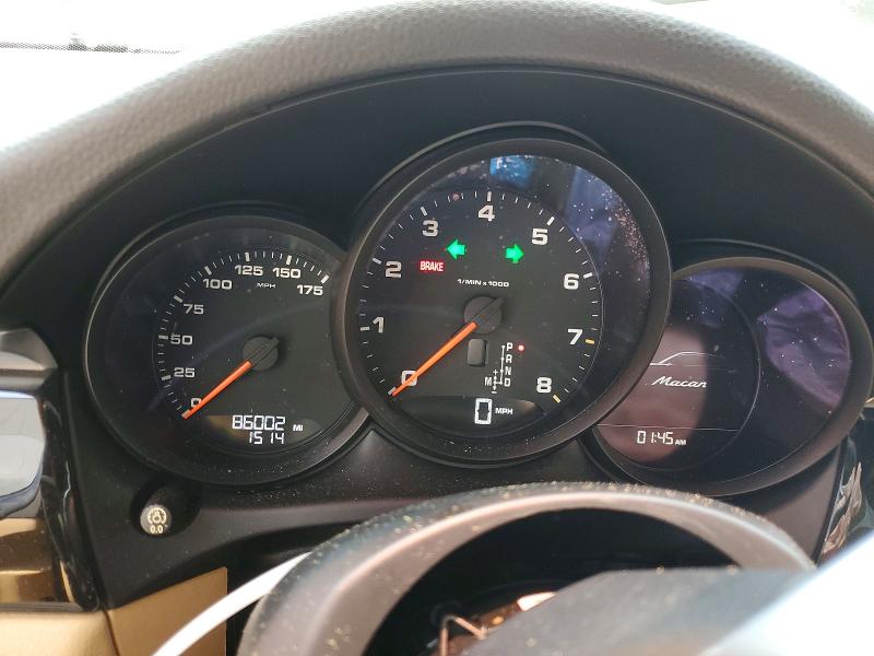 2017 Porsche Macan VIN WP1AA2A52HLB09107 COPART salvage auction — FRONT END, Fl - Cert Of Title Slvg Rebuildable, sold $4,250 on 2026-07-08 (photo 9)