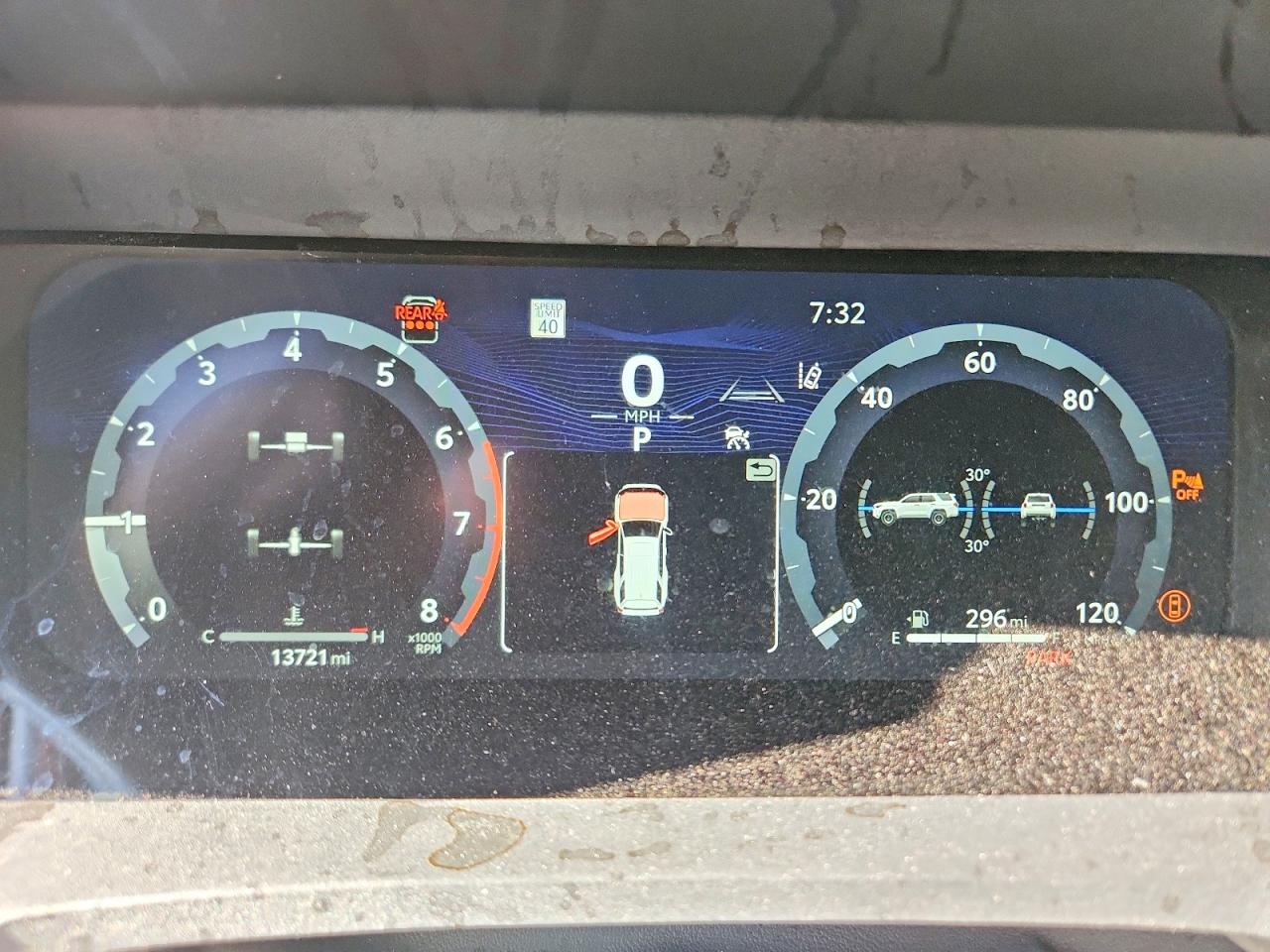 2025 Toyota 4Runner VIN JTEVA5BR8S5009168 COPART salvage auction — Rear End, CA - SALVAGE CERTIFICATE, sold $38,500 on 2026-07-07 (photo 9)