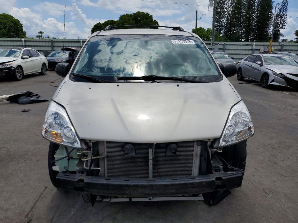 2004 Toyota Sienna VIN 5TDZA23C24S137157 COPART salvage auction — FRONT END, Fl - Cert Of Title Slvg Rebuildable, sold $150 on 2026-07-15 (photo 5)