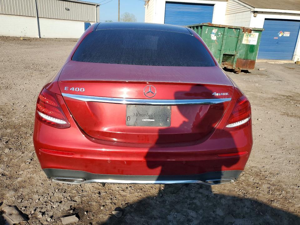 2018 Mercedes-benz E-klasse VIN WDDZF6GB9JA383342 COPART salvage auction — FRONT END, Pa - Certificate Of Salvage, sold $9,500 on 2026-07-22 (photo 6)