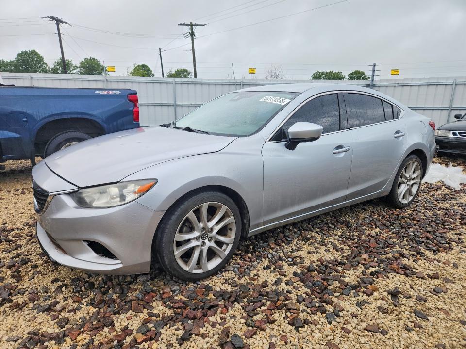 2017 Mazda 6 VIN JM1GL1V59H1105397 COPART salvage auction — HAIL, Mo - Certificate Of Title, sold $2,400 on 2026-07-20 (photo 1)