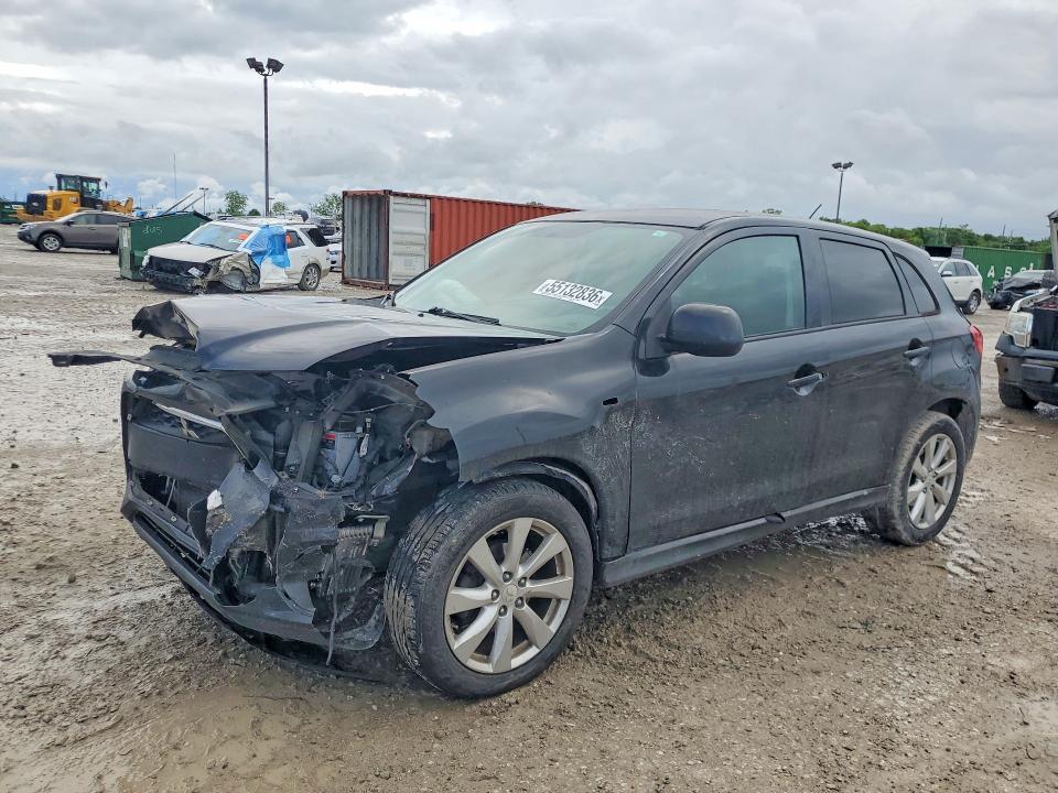 2015 Mitsubishi Outlander VIN 4A4AP3AU8FE011996 COPART salvage auction — FRONT END, In - Cert Of Title-Salvage Title, sold $550 on 2026-07-10 (photo 1)