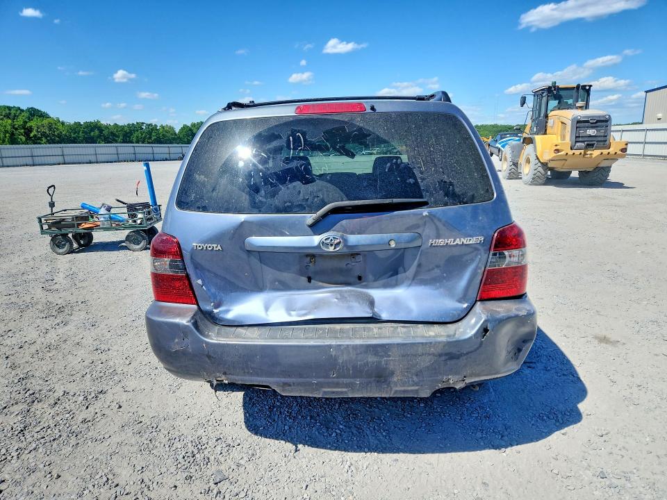 2006 Toyota Highlander VIN JTEGD21A260152064 COPART salvage auction — SIDE, Nc - Salvage Certificate Of Title, sold $1,450 on 2026-07-15 (photo 6)