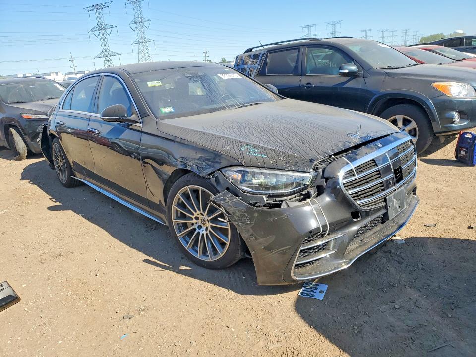 2022 Mercedes-benz S-klasse VIN W1K6G7GB2NA149586 COPART salvage auction — FRONT END, Id - Salvage Certificate Of Title, sold $16,900 on 2026-07-28 (photo 4)