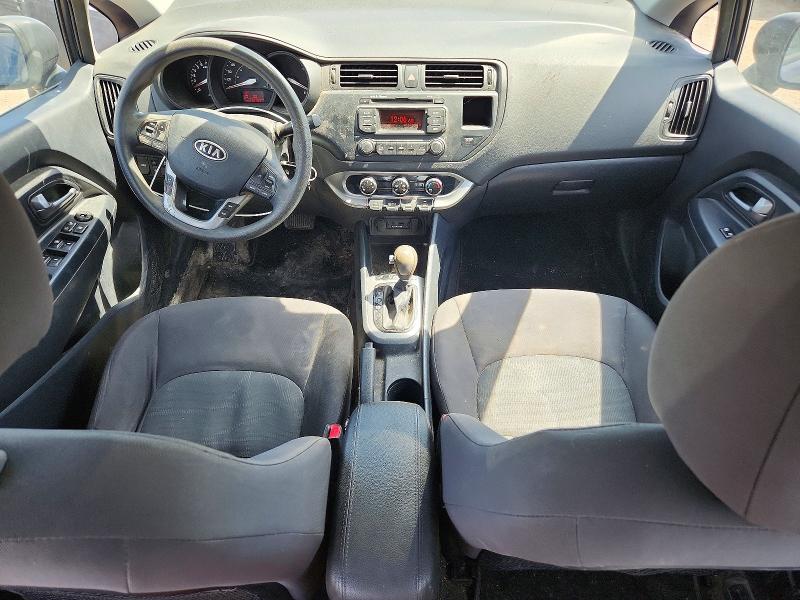 2013 Kia Rio VIN KNADM4A35D6127283 COPART salvage auction — REAR END, On - Permit Salvage, sold $425 on 2026-07-07 (photo 8)