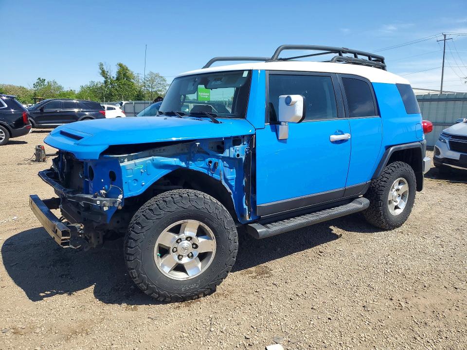 2008 Toyota Fj cruiser VIN JTEBU11F28K016234 COPART salvage auction — FRONT END, IL - SALVAGE CERTIFICATE, sold $4,450 on 2026-07-03 (photo 1)