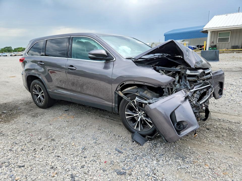2019 Toyota Highlander VIN 5TDZZRFH9KS339001 COPART salvage auction — FRONT END, Ar - Cert Of Title-Salvage, sold $30 on 2026-07-27 (photo 4)