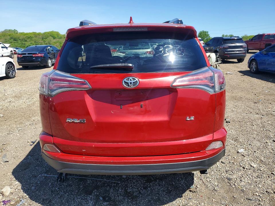 2016 Toyota VIN JTMZFREV5GJ065932 COPART salvage auction — ROLLOVER, Il - Salvage Certificate, sold $3,450 on 2026-07-08 (photo 6)