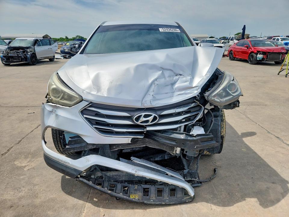 2018 Hyundai VIN 5XYZT3LB7JG560056 COPART salvage auction — FRONT END, Tx - Salvage Vehicle Title, sold $1,700 on 2026-07-02 (photo 5)