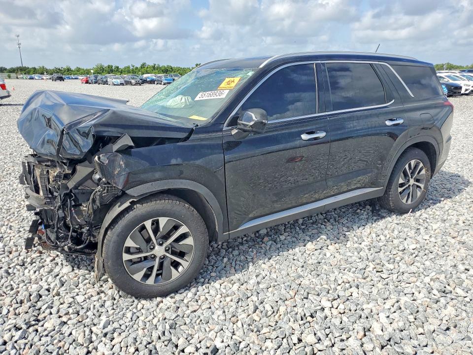 2021 Hyundai Palisade VIN KM8R24HE8MU244949 COPART salvage auction — FRONT END, Fl - Certificate Of Destruction, sold $3,300 on 2026-07-31 (photo 1)
