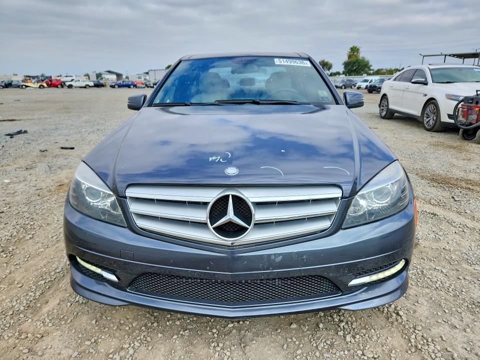 2011 Mercedes-benz C class VIN WDDGF5EBXBR174151 COPART salvage auction — SIDE, CA - SALVAGE CERTIFICATE, sold $1,000 on 2026-08-18 (photo 5)