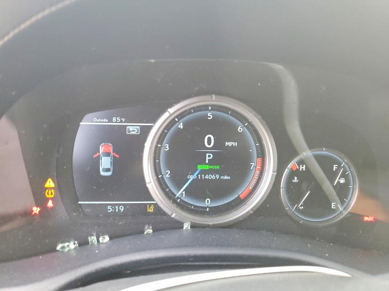 2016 Lexus Gs VIN JTHBZ1BL0GA002720 COPART salvage auction — SIDE, TX - SALVAGE VEHICLE TITLE, sold $6,300 on 2026-07-28 (photo 9)