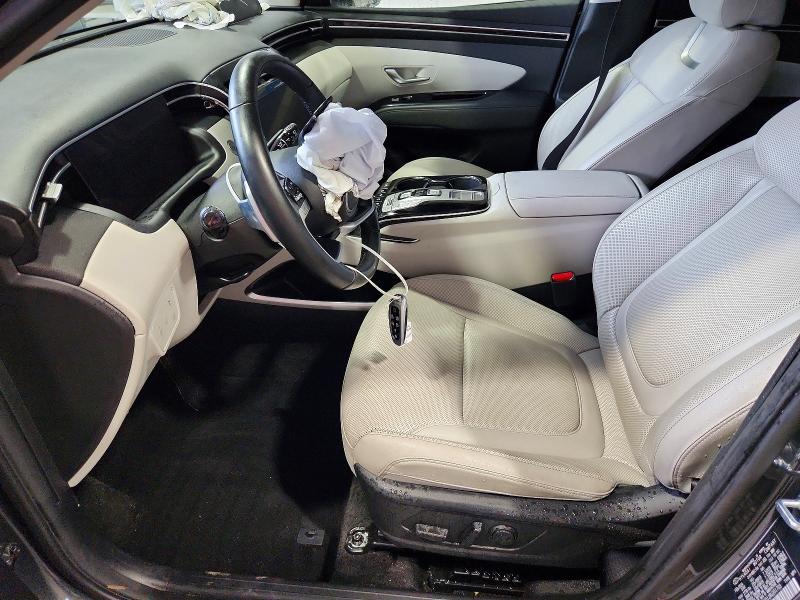 2024 Hyundai Tucson VIN KM8JECD12RU201703 COPART salvage auction — FRONT END, Va - Cert Of Title - Salvage, sold $7,400 on 2026-07-10 (photo 7)