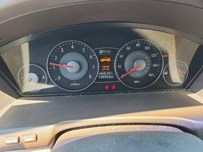 2008 Kia Amanti VIN KNALD125885156282 COPART salvage auction — SIDE, PA - CERTIFICATE OF SALVAGE, sold $300 on 2026-07-23 (photo 9)