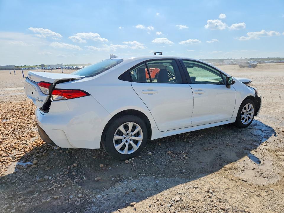 2023 Toyota Corolla VIN JTDBCMFE7P3017185 COPART salvage auction — ALL OVER, Tx - Salvage Vehicle Title, sold $100 on 2026-07-23 (photo 3)