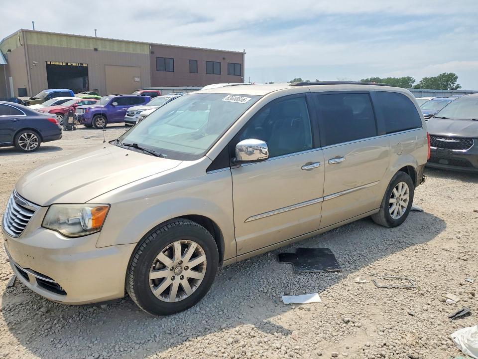 2012 Chrysler Voyager VIN 2C4RC1CGXCR411459 COPART salvage auction — REAR END, Ks - Cert Of Title-Salvage, sold $625 on 2026-07-02 (photo 1)