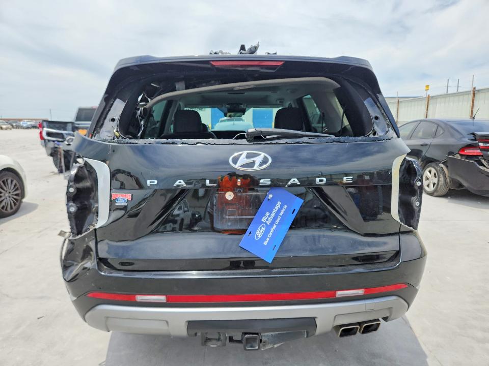 2024 Hyundai Palisade VIN KM8R54GE3RU785021 COPART salvage auction — REAR END, Tx - Salvage Vehicle Title, sold $150 on 2026-07-28 (photo 6)
