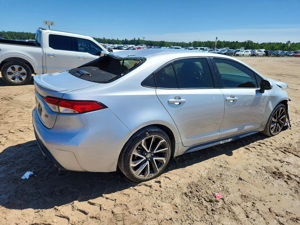 2021 Toyota Corolla VIN JTDS4MCE0MJ061425 COPART salvage auction — FRONT END, TX - SALVAGE VEHICLE TITLE, sold $800 on 2026-07-28 (photo 3)