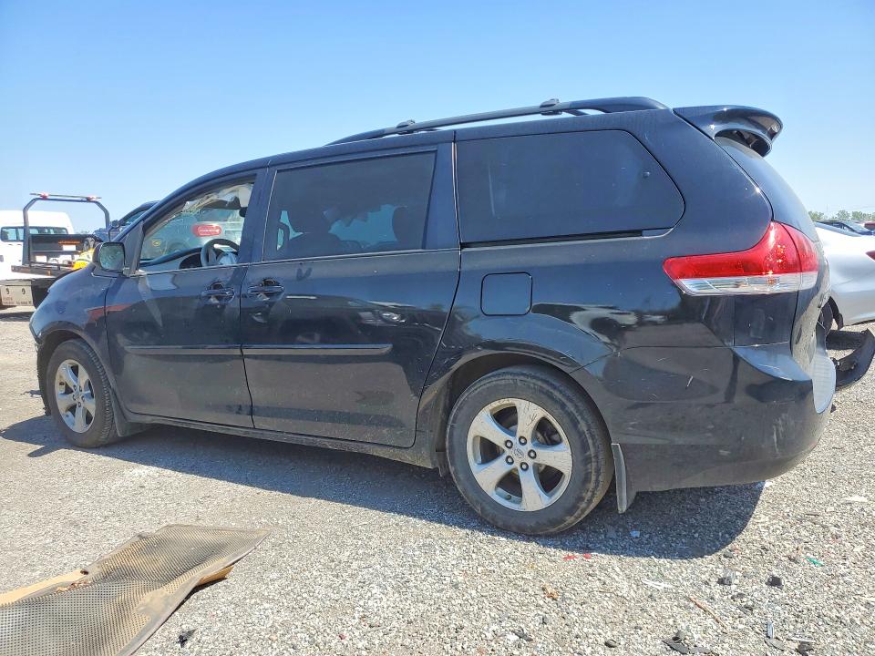 2013 Toyota Sienna VIN 5TDKK3DC9DS398482 COPART salvage auction — FRONT END, On - Permit Salvage, sold $1,750 on 2026-07-09 (photo 2)